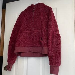 lululemon sherpa half zip
